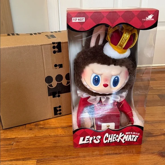 Pop Mart Labubu - Let's Checkmate Vinyl Face Plush Doll - Picture 1 of 4